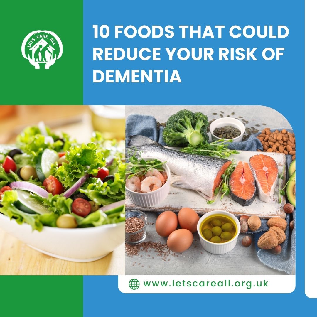 Here are top 10 foods that could help reduce the risk of dementia.
✅Fatty fish
✅Blueberries
✅Leafy green veggies
✅Nuts
✅Turmeric
✅Coffee
✅Olive Oil
✅Whole Grains
✅Legumes
✅Dark Chocolates
#dementiaawareness #caringforlovedones #alzheimerssupport #seniorcaregiving