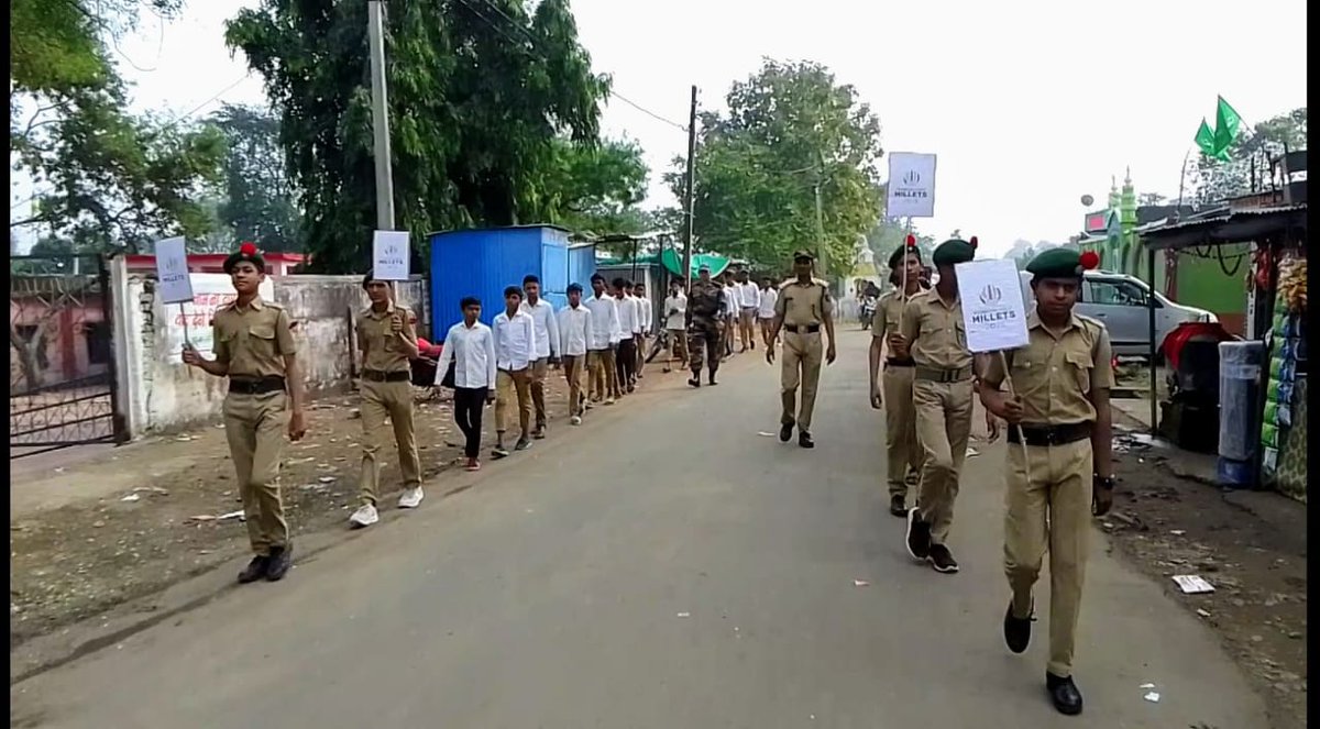 36Cadets's tweet photo. The International Year of Millets -2023 was observed by JIT Borawan, MG HSS , Harda and Jasondi school by conducting events of poster making and awareness rally https://t.co/LVXrCsx0Sk