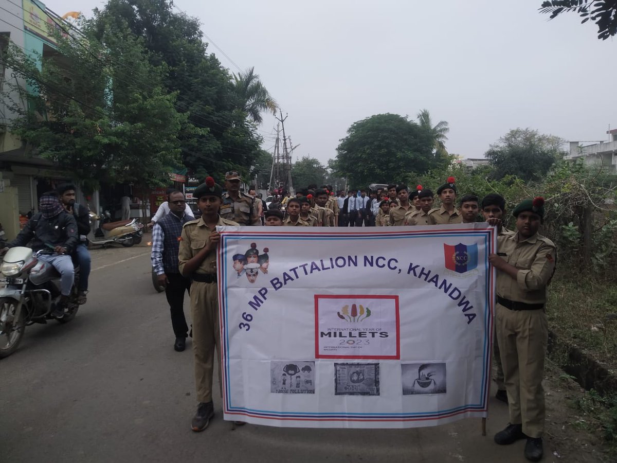 36Cadets's tweet photo. The International Year of Millets -2023 was observed by JIT Borawan, MG HSS , Harda and Jasondi school by conducting events of poster making and awareness rally https://t.co/LVXrCsx0Sk