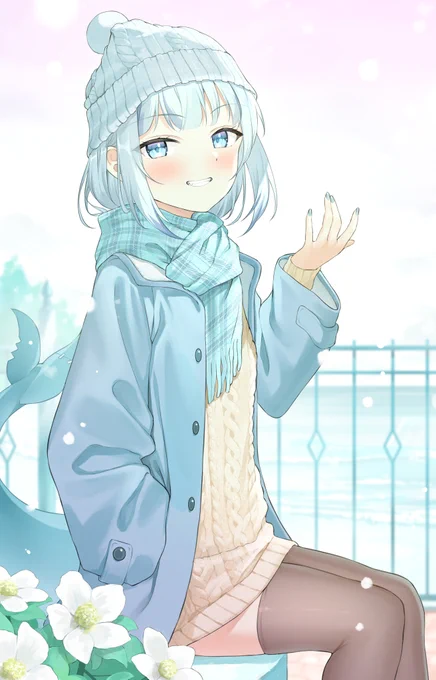 「…降ってきたね」 #gawrt