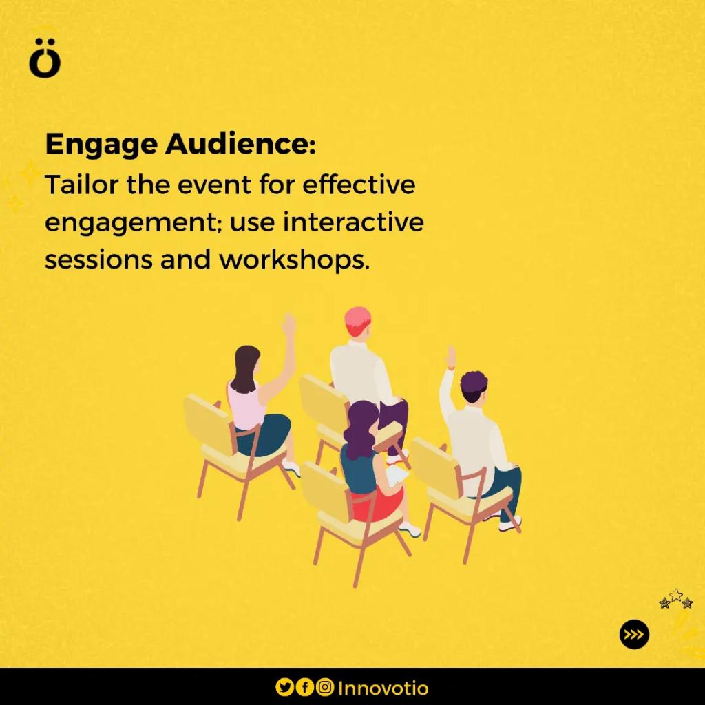 innovotio's tweet image. Customize the event to captivate your audience through interactive sessions. 

#EngageWithTech #EventInteraction #TechEngagement