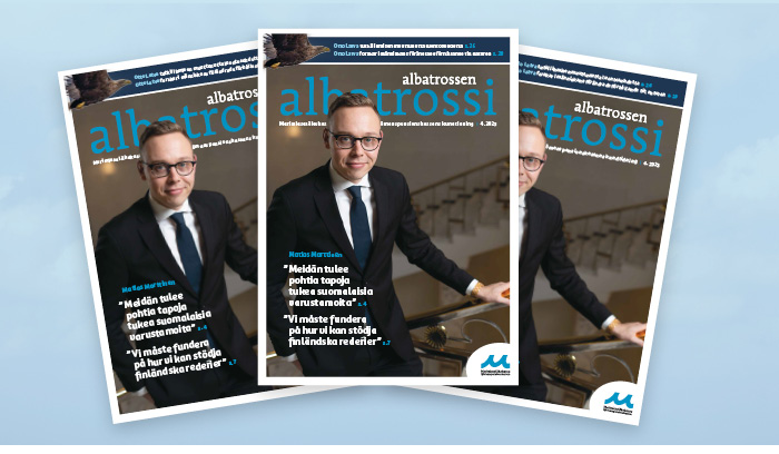 Uusin Albatrossi on tuhti lukupaketti merenkulku- ja työeläkeasiaa. Lehden haastattelussa mm. kansanedustaja Matias Marttinen. Marttinen uskoo, että suomalaisen merenkulkualan kehittymiseen ja kehittämiseen on mahdollisuuksia. expressmagnet.eu/pub/52/Albatro…