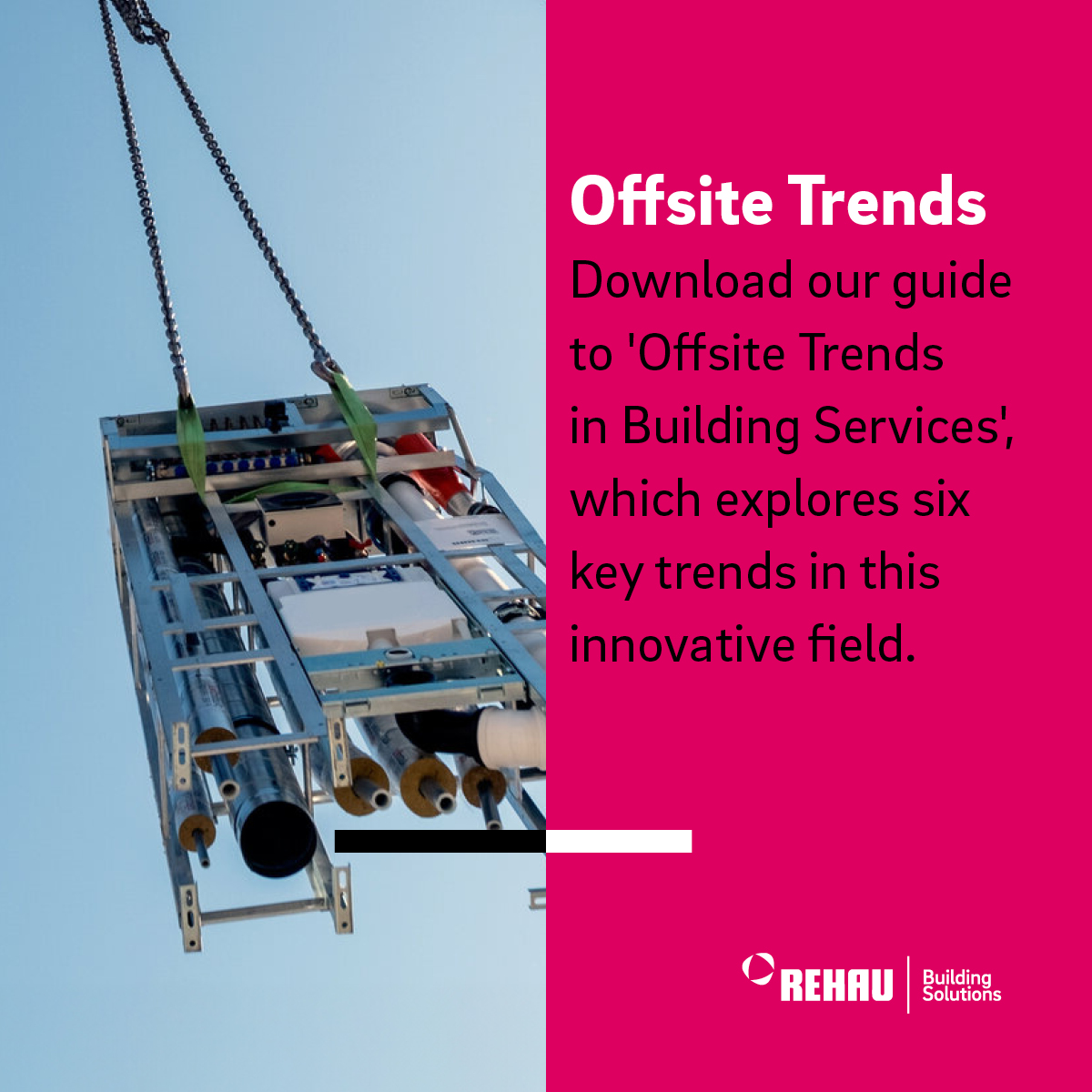 REHAU Building Solutions UK (@rehaurenewables) on Twitter photo Offsite construction is ramping up, especially in city centre, high-rise construction.
Read our latest report to find out all you need to know about offsite trends in building services 👉 bit.ly/3uGIrx8
#OffsiteConstruction #MMC #BuildingServices #Plumbing #Heating Offsite construction is ramping up, especially in city centre, high-rise construction.
Read our latest report to find out all you need to know about offsite trends in building services 👉 bit.ly/3uGIrx8
#OffsiteConstruction #MMC #BuildingServices #Plumbing #Heating