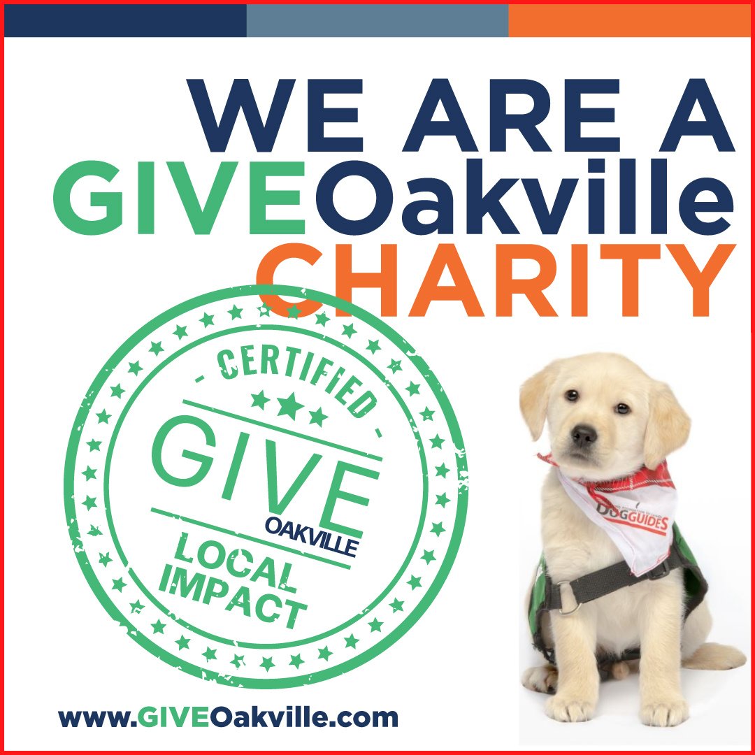 From now until December 11th, #lfcdogguides is a part of the @oakvillecf’s #GIVEOakville campaign. Donate today at theocf.org/giveoakville/l…