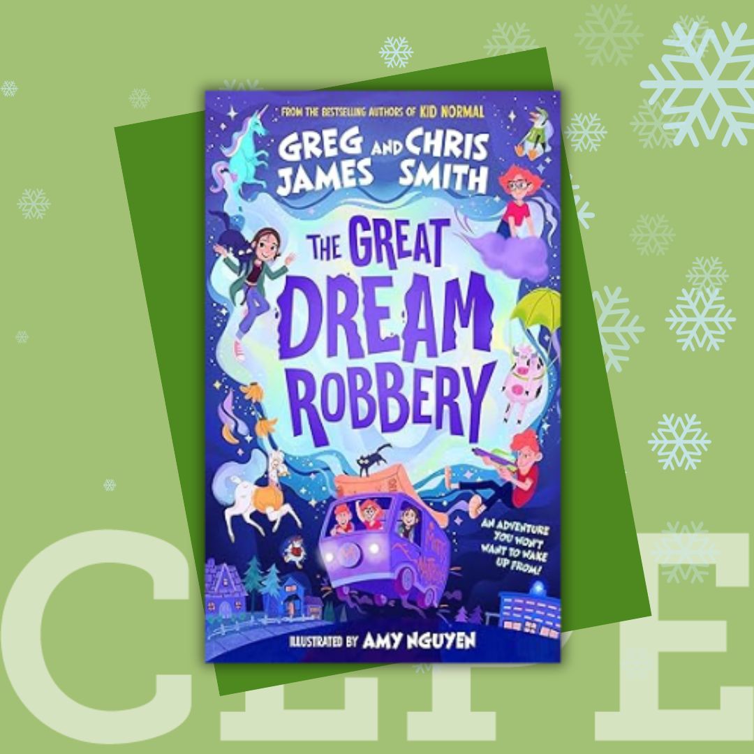 clpe1's tweet photo. 🎄Day 5 of our #CLPEAdvent! 🎄

Drop a 🎁 below to enter to win a signed copy of The Great Dream Robbery by @gregjames and @itschrissmith 

Good luck!

T&amp;C's: https://t.co/nH7114M6Ci https://t.co/VClCbXpqdb