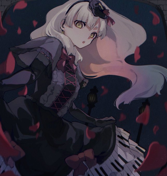 「flower piano」 illustration images(Latest)