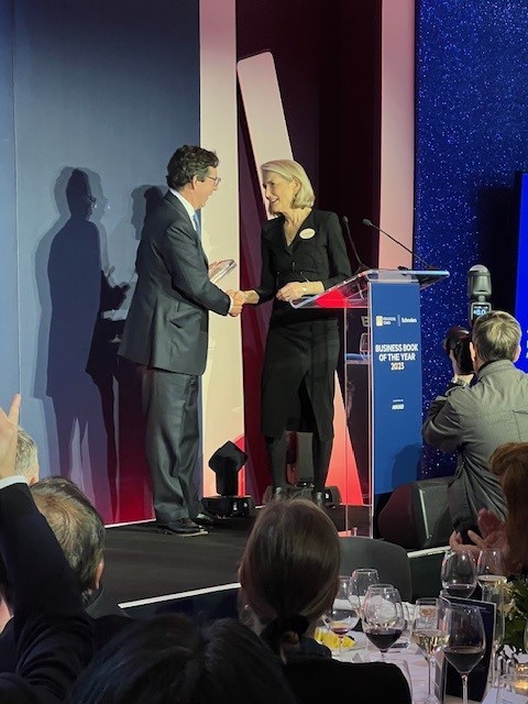 Excited to attend the Financial Times Book of the Year Award last night. Congrats to Amy Edmondson for winning with "Right Kind of Wrong," hailed by Andrew Hill as the first mainstream management book to win the award. It's a fantastic read on intelligent failure.