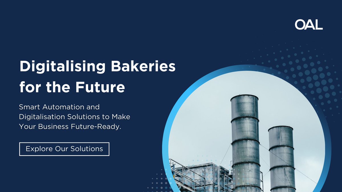 OAL (@oalgroup) on Twitter photo Digitalisation in the bakery sector is on the rise 🍞
As a leading provider of automation solutions for the industry, we understand the unique challenges faced.
Our state-of-the-art technologies streamline processes and enhance the quality of products. 
oalgroup.com/bakery Digitalisation in the bakery sector is on the rise 🍞
As a leading provider of automation solutions for the industry, we understand the unique challenges faced.
Our state-of-the-art technologies streamline processes and enhance the quality of products. 
oalgroup.com/bakery