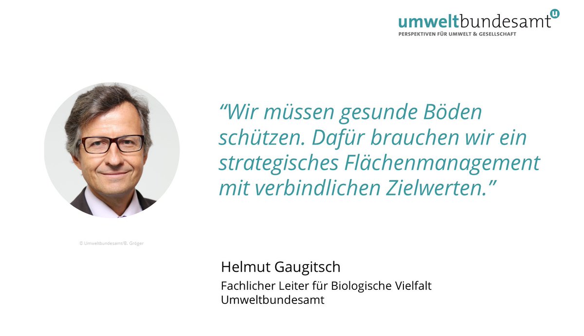 #Weltbodentag. Flächeninanspruchnahme bedeutet den Verlust biologisch produktiven Bodens durch Verbauung für unterschiedliche Nutzungsformen. Der Boden steht damit für die land- u. forstwirtschaftliche Produktion und als natürlicher Lebensraum nicht mehr zur Verfügung.