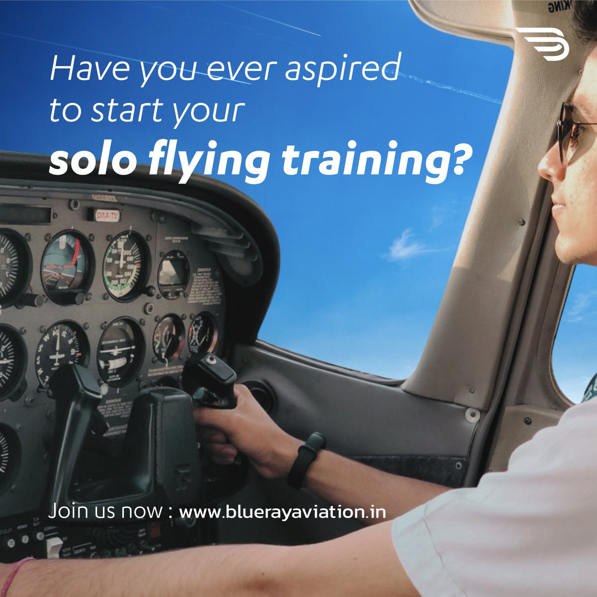 BlueRayAviation's tweet photo. Empowering dreams to take flight: Blue Ray Aviation's Solo Flying Training Program, where passion meets precision. Are you ready to seize the skies and pilot your destiny?
#BlueRayAviation #pilottraining #soloflying #flyingairplane
#aviationlife #passionmeetsprecision https://t.co/e0sN4fjz1j