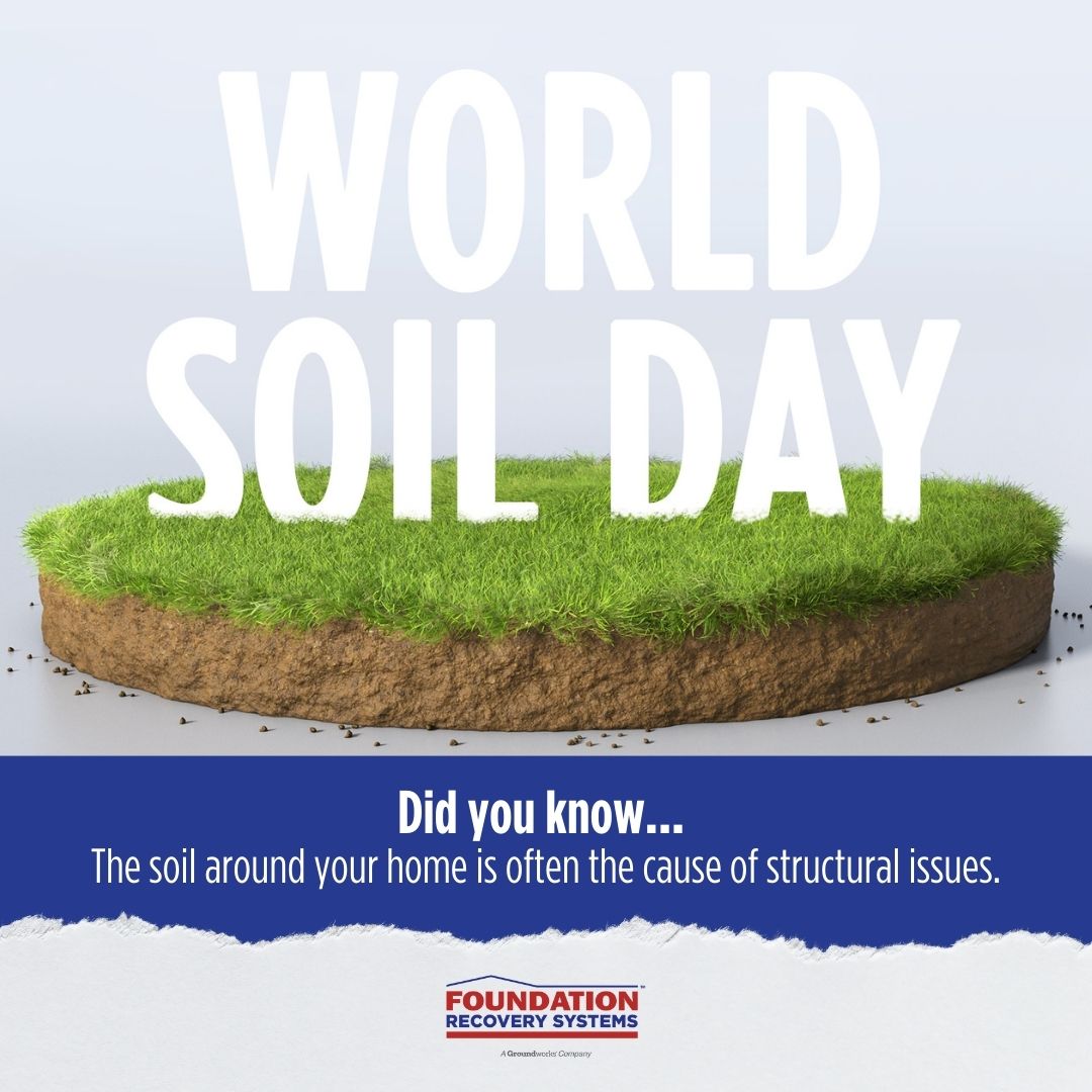 FRS_1992's tweet photo. The soil beneath your home plays a huge role in structural health. To honor World Soil Day, give your home the gift of stability. ✉️ Send us a DM to schedule your free foundation inspection today!

#WorldSoilDay #FoundationRepair #StructuralStability https://t.co/r4wDv8oxpW