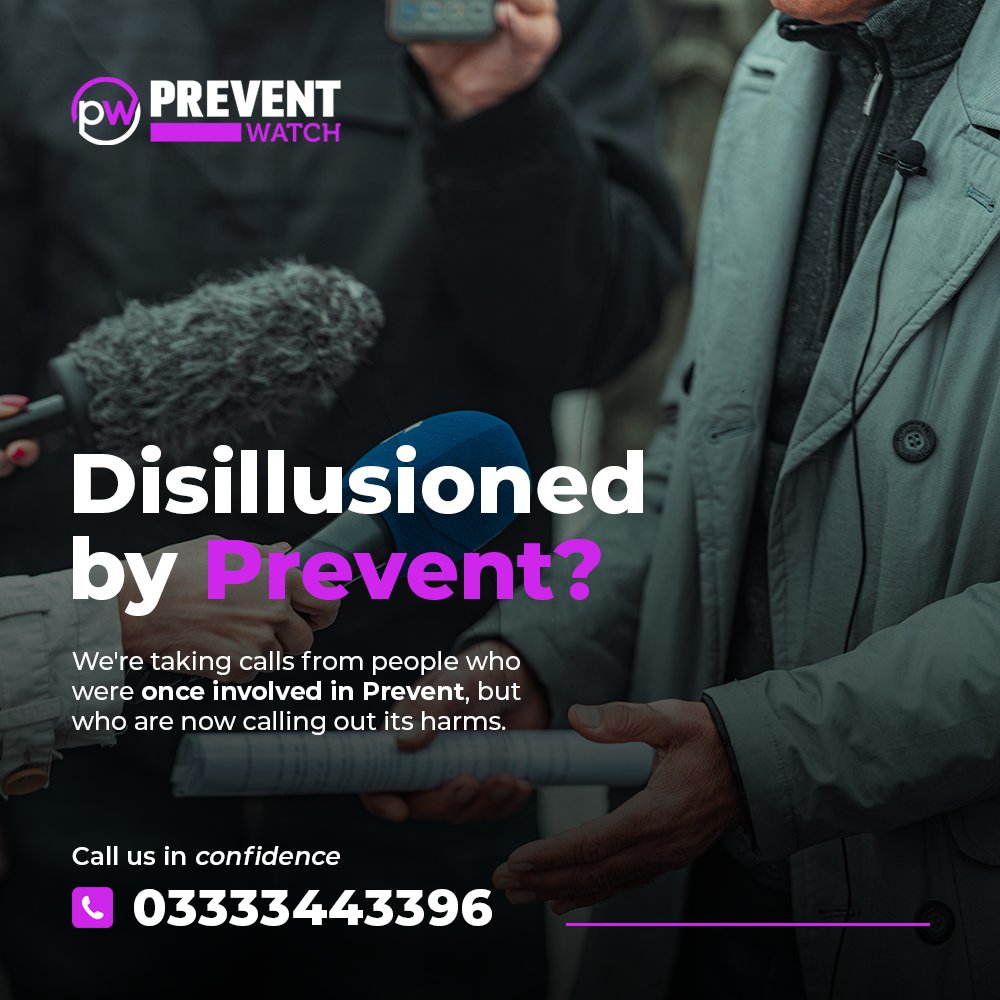 PREVENTwatchUK's tweet photo. Prevent has no inner accountability mechanisms to correct itself, and it is at its core, ideological and deeply flawed. It takes courage to speak up against injustice and bias, especially when your salary depends on it.
#PreventWatch https://t.co/ULIGmHXQjf