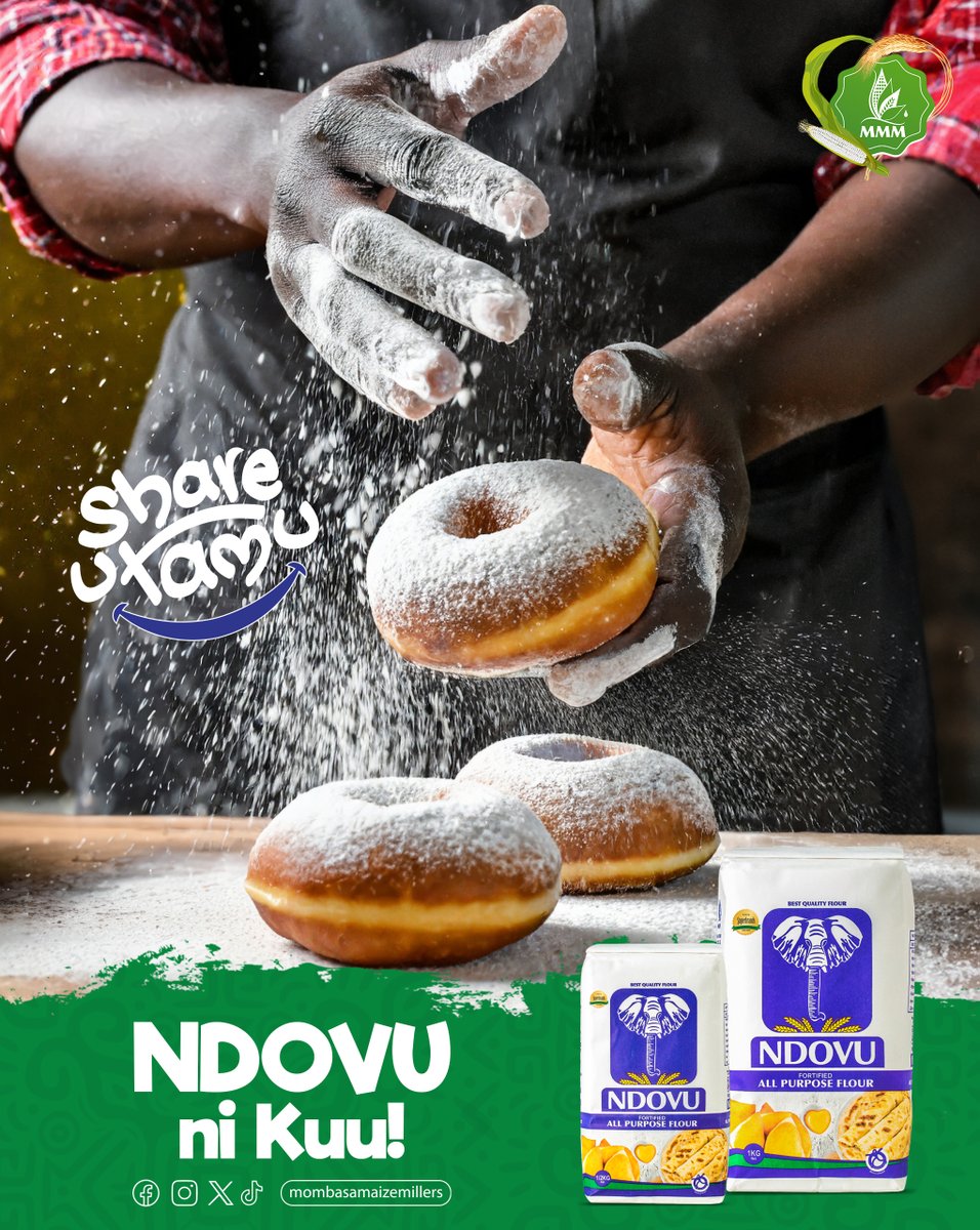 Discover the greatness of #NDOVUFlour and lighten up the holiday season ... #NDOVUNiKuu 🐘 😋💪