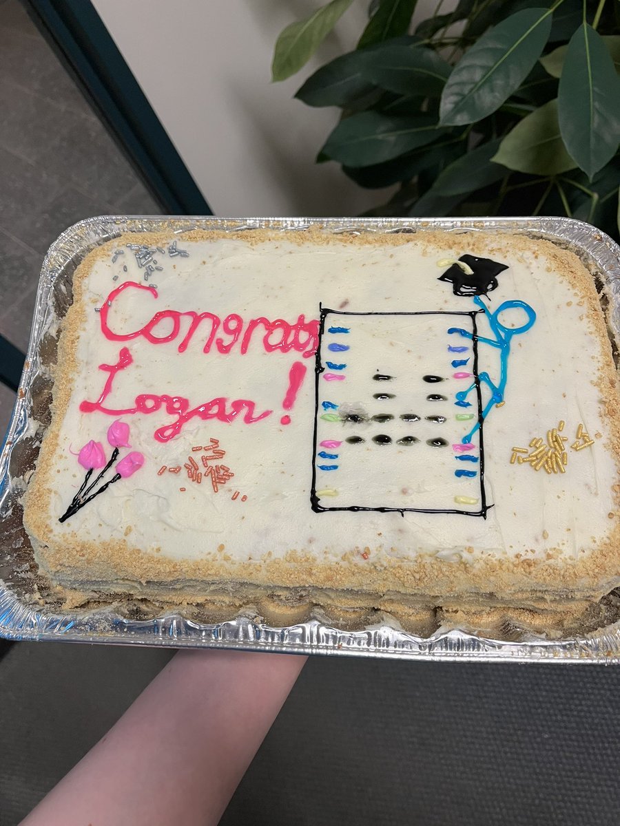 Congratulations to Logan Campbell for the successful defense of his BME MS thesis yesterday! Logan presented his outstanding work on the design of kinase-stabilized suicide gene therapies for cancer. @UVABME
