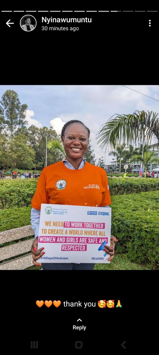 The participation in the car free day sport was for us  to show how much we care about ending violence against women and girls and calling on citizens to speak against GBV
@PlanRwanda @PelagieU16935 @CBabona 

#EndGBV
#16DaysOfActicism
#GirlsGetEqual