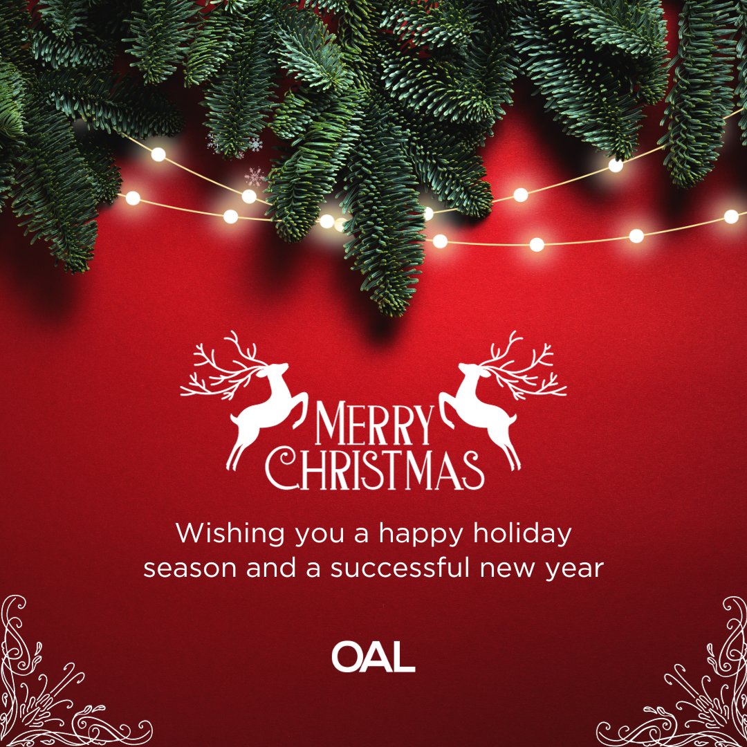 OAL (@oalgroup) on Twitter photo OAL wishes you and your families a happy and healthy Christmas! 🎄🎅🏼
We hope your day is spent with good food, good company, and having good fun 🌟 OAL wishes you and your families a happy and healthy Christmas! 🎄🎅🏼
We hope your day is spent with good food, good company, and having good fun 🌟