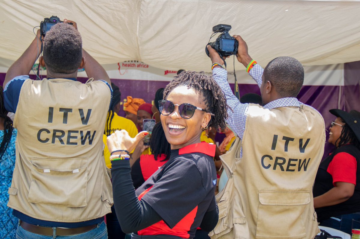 Elly_Paschal's tweet image. Met the incredible  ITV Crew!  Lights &amp;amp; Camera ON! Pure happiness with  #Superbrand  #communication @ITVTZ  @WeGo_Events