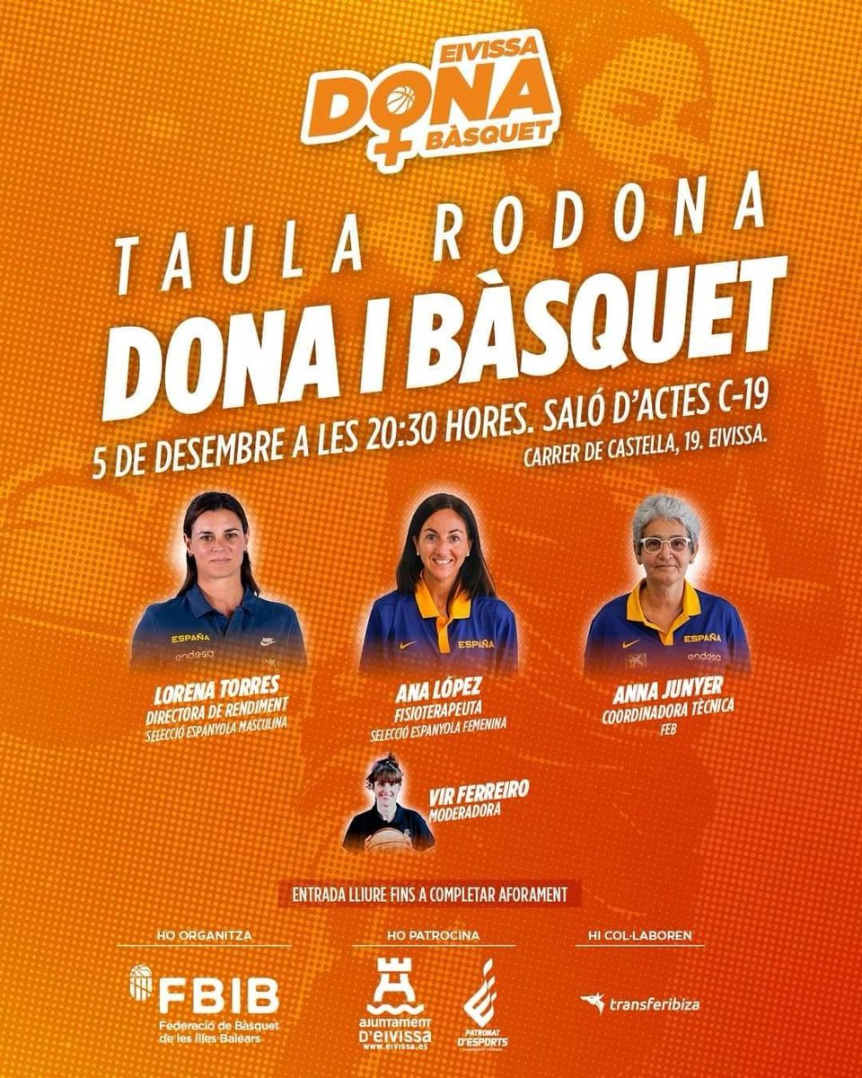 VictorTorresEiv's tweet photo. Felicitacions a l'anterior equip de govern progressista de Vila i la Federació de Bàsquet de les Illes Balears per la iniciativa del programa Eivissa Dona Bàsquet.Una iniciativa compromesa amb la promoció de  l'esport  femení . https://t.co/POJRk2CJ82