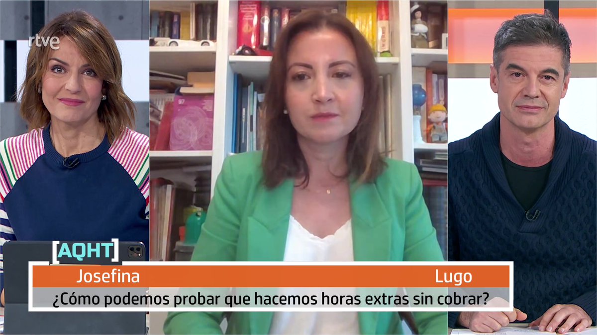 ⚠️A Josefina le obligan a hacer 𝗵𝗼𝗿𝗮𝘀 𝗲𝘅𝘁𝗿𝗮𝘀 𝘀𝗶𝗻 𝗰𝗼𝗯𝗿𝗮𝗿 y, encima, su empresa 𝗳𝗮𝗹𝘀𝗶𝗳𝗶𝗰𝗮 el registro horario de jornada👎😡

La inspectora <a href="/AErcoreca/">Ana Ercoreca</a> le explica cómo puede demostrar y denunciar este fraude
⬇️📺
rtve.es/v/7028552