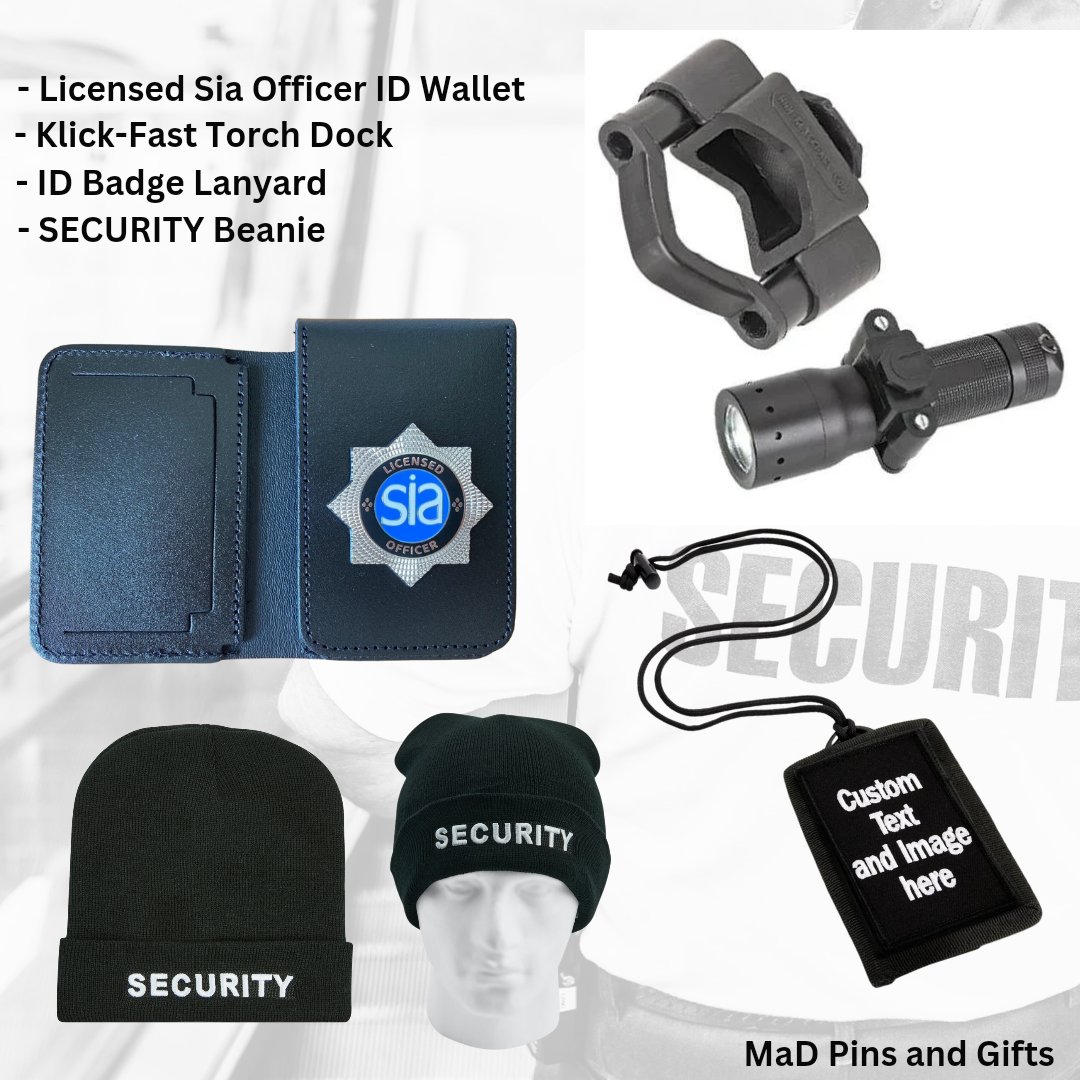 Grab your SECURITY items today! 🛒

mad-pinsandgifts.uk 🛒

#security #securityofficer #Beanie #beaniehat #torchdock #workaccessories #idwallet #idlanyard #worklanyard #pinbadge #velcropatch #customorders #customisedgifts #leatherwallet #ambulance #police #fire #work