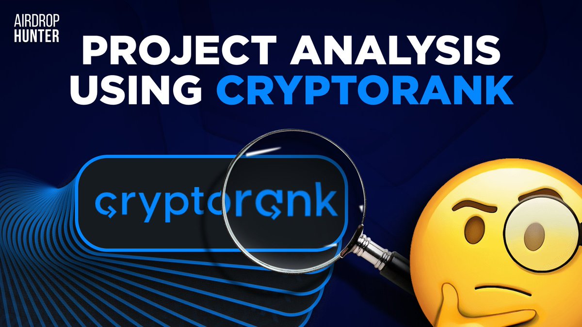 😏 Want to learn how to predict Airdrops? Then read this post!

➡️ In one of our previous tweets, we analyzed which funds invested in the largest drops, and now it's time to talk about how to conduct such an analysis. For this, we'll need the Cryptorank service.
_ _ _ _ _