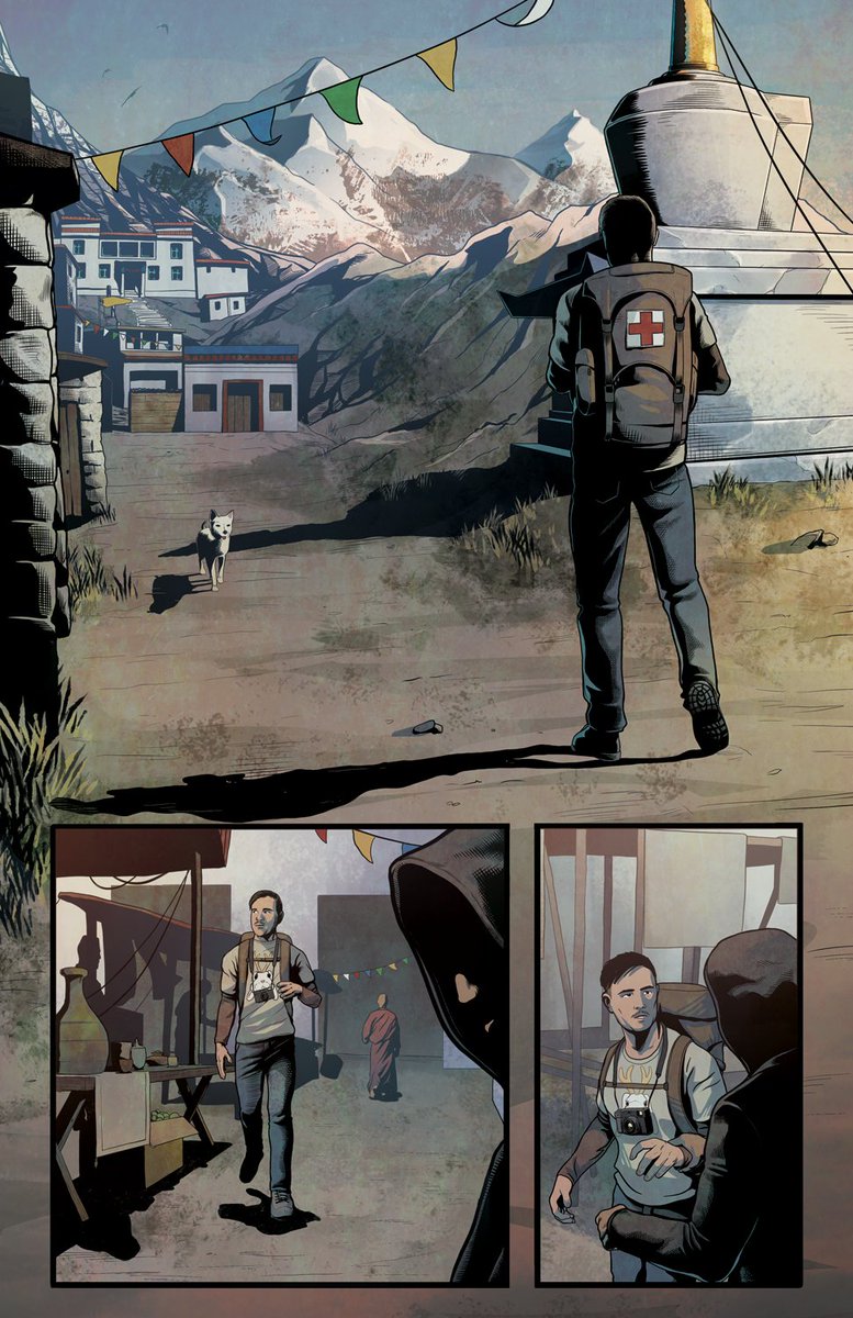 Have been coloring two more stories from Dollars &amp; Donuts (dollarsanddonuts.com).
"Night Dicks in "Dial 'T' for Teleportation"" (artist: <a href="/CarlosReno/">Carlos Reno</a>)
And "Nurse Bobo" (artist: Bobby Brice)