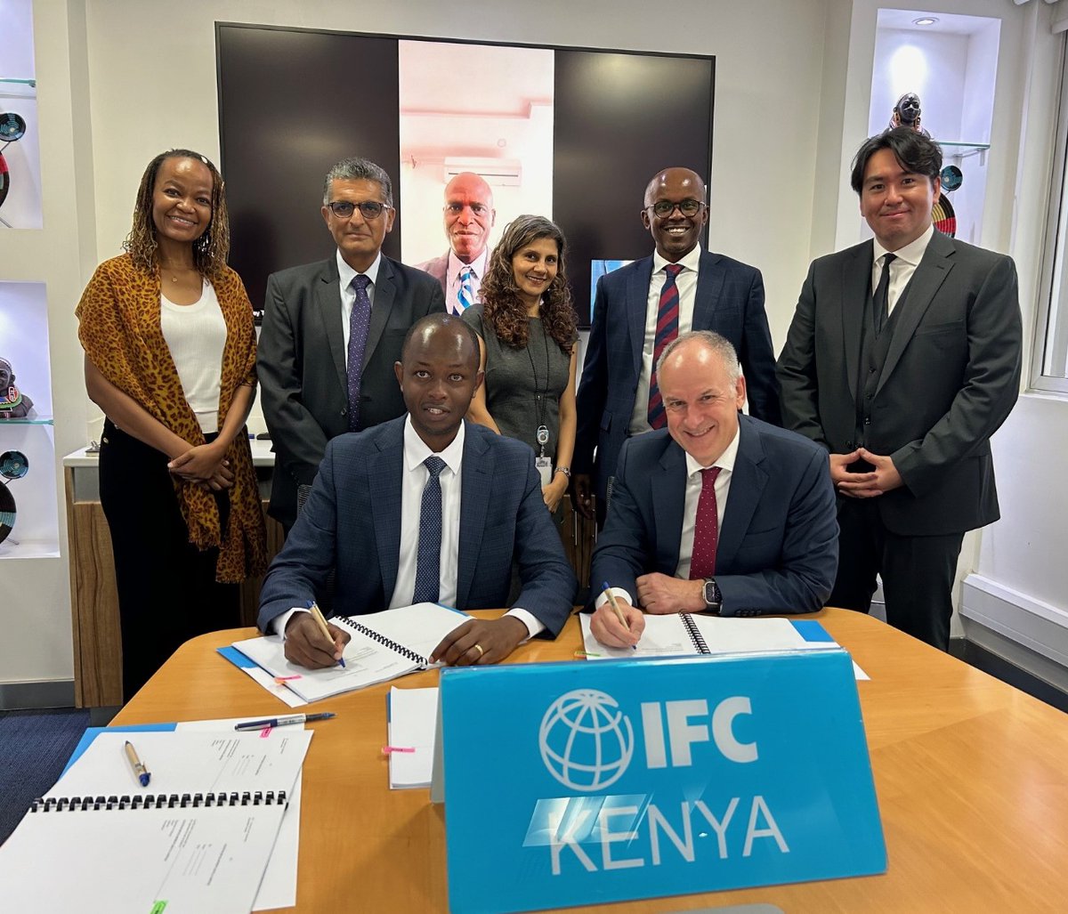 We've officially sealed a $20M long-term financing deal with @IFC_org. The agreement was signed by Ken Mbae, Centum RE MD, and Henrick Pedersen, IFC Regional Director. We are immensely grateful for the incredible support from @MworiaJ and the entire team as we cap off the year…