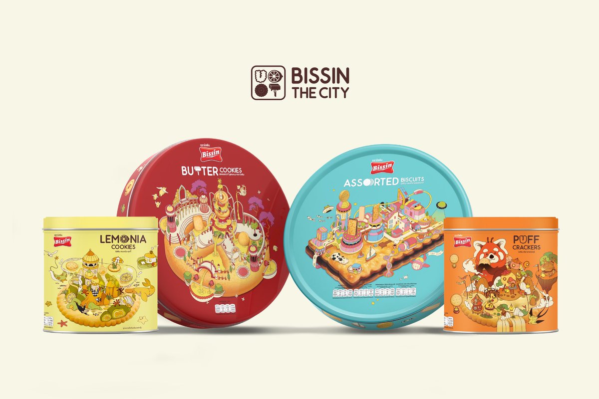 Pinmuepm's tweet photo. 🌟Pinmue x Bissin New Year Festive 2024🌟

มาโชว์งานที่เราออกแบบแพ็กเกจคุกกี้ให้แบรนด์ Bissin กันน🍪😋 https://t.co/9jXrkO54hL