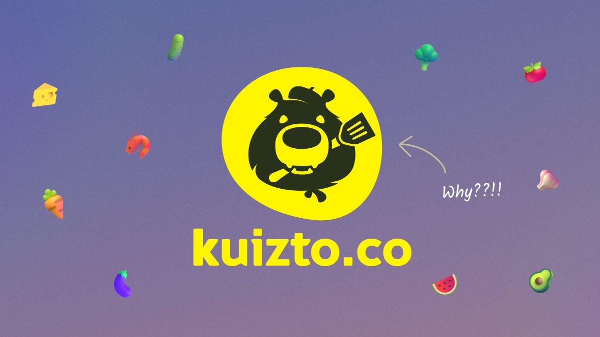 Sylvain_Simao's tweet photo. Why is @kuizto cooking app named "Kuizto"? And why a bear with a spatula as the logo? 👇 (1/7) https://t.co/NSck4VTbkS