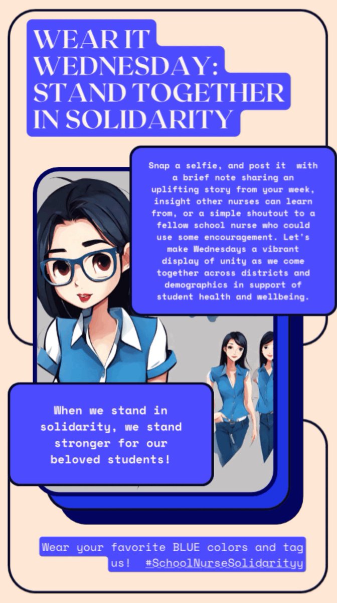 #schoolnursing #schoolnursesolidarity #WearitWednesday