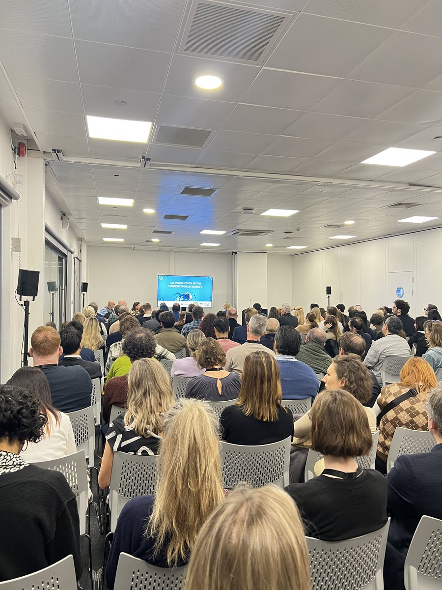 FOCUS conference session ‘Co-Production in the current world market’ happening now at Room D #meetthemakers #focuslondon #focuslondon2023 #film #tv #commercial #games