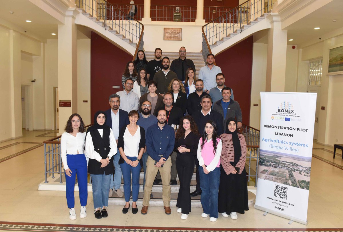 bonex_eu's tweet photo. 🌍 The second Lebanese #BONEXworkshop at the American University of Beirut, held on November 23rd, marked a significant milestone in the exploration of sustainable solutions within Lebanon's Water-Energy-Food-Ecosystem #WEFENexus.
Read the full post ⬇️
https://t.co/QFe3KJ42pK https://t.co/zCrgg2sNQm