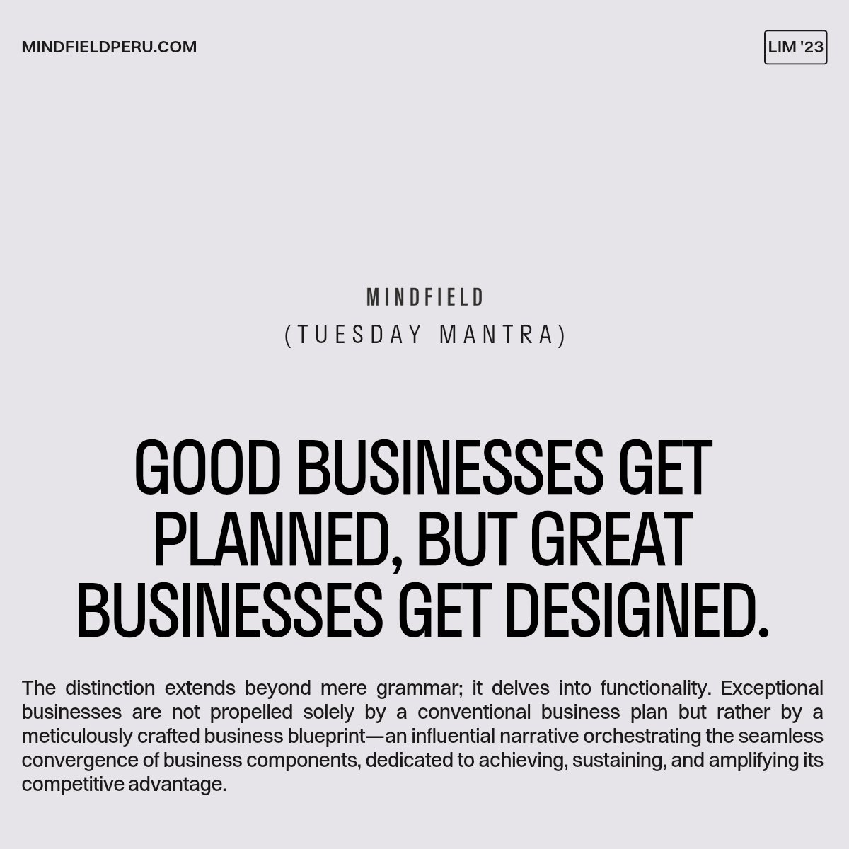 Smart Business Essentials 💡 

1.-Strategic Brilliance
2.- Innovative Execution
3.- Financial Mastery

#BusinessInnovation #StrategicExcellence #SmartBusinessDesign #FinancialMastery #InnovativeExecution #Mindfield