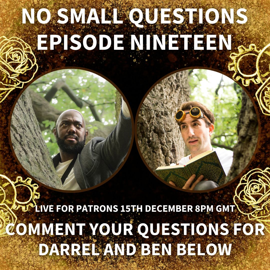 'No Small Questions' with <a href="/darrel_bailey/">Darrel Bailey</a> and <a href="/BenGalpinUK/">Ben Galpin</a> will be recorded on the 15th of December at 8pm GMT ✨️

Comment your questions for these #Abracaladz below! (If you think your question could be a spoiler DM us!) 💕 

#nosmallrolls #nosmallquestions #actualplayuk