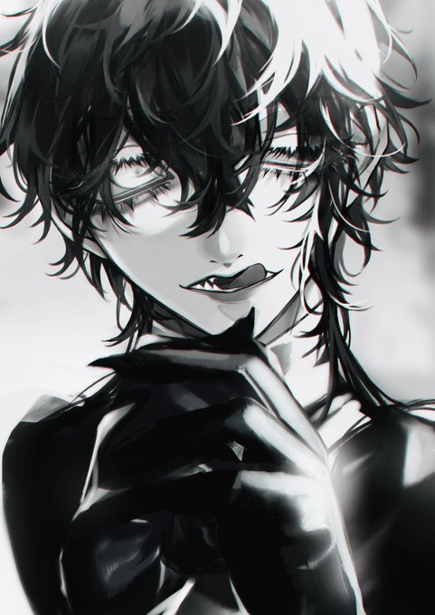 #今年もあと1ヶ月になりましたが画力がどうなったか見てみましょう  去年の今頃の絵だけど今より黒がキラキラしている気がする…