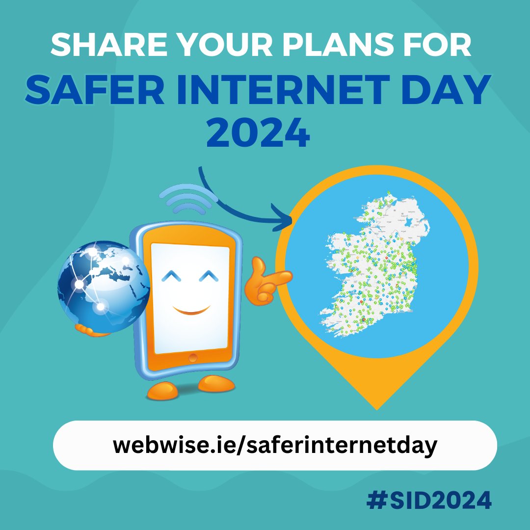 📅Safer Internet Day takes place on February 6th and we hope that schools, clubs and organisations will join in the celebrations!  

Visit the #SID2024 Hub for ideas and resources, and to order your free wristbands: bit.ly/3xFPRxQ 

#Edchatie
