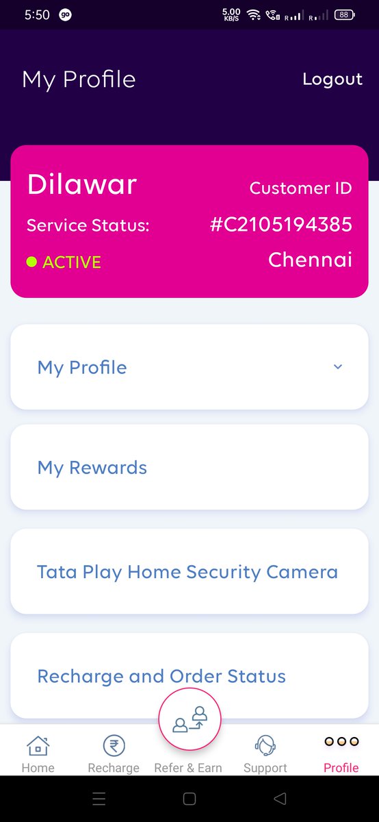 dilawars9's tweet photo. @tataplayfiber Hello, there's no internet access since this morning, 05-12-2023. Kindly check https://t.co/bTPJhqH97e