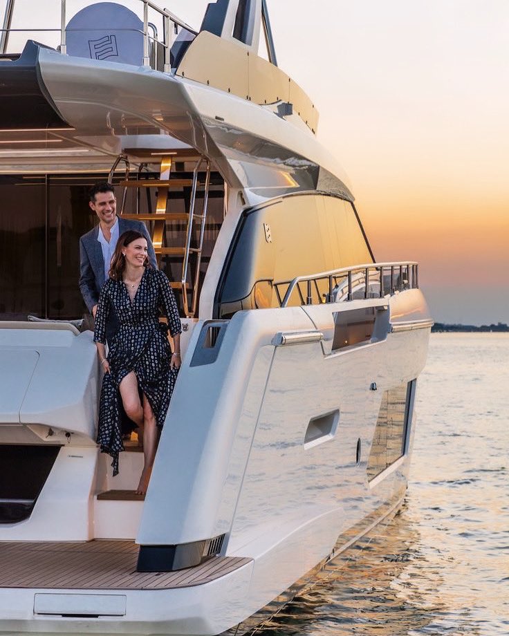 Escape to opulent seas with your beloved on a private yacht, where luxury meets tranquility. Indulge in breathtaking views, impeccable service, and the ultimate romantic getaway. Book your dream voyage now and sail into unforgettable moments. 🛥️✨ #LuxuryYachting #PrivateYacht