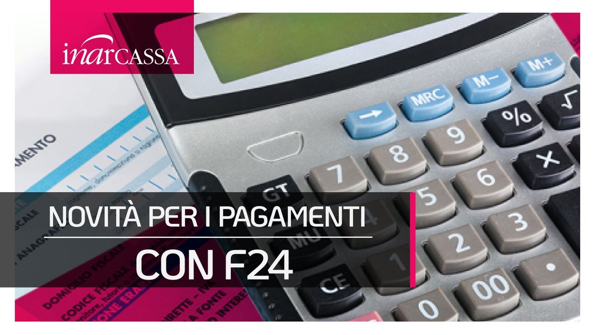 inarcassa's tweet photo. Da dicembre #Inarcassa ha esteso l'utilizzo del Modello #F24 al pagamento di tutti i contributi correnti o relativi ad anni precedenti, sanzioni e interessi, nonché oneri di riscatto e ricongiunzione. I codici Inarcassa sono passati da 6 a 17. 👇
Informati https://t.co/fpBhbX3Mdl https://t.co/YZNdWZN80W