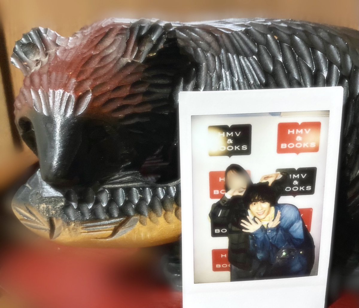 ym_st___'s tweet photo. 熊の木彫り〜くまのやましたを添えて〜
感想がALTに詰まってます🐻笑
#山下幸輝 #カレイベ
#山下幸輝カレイベ
#1WeekChallenge
@qpitdef https://t.co/8NuTDmRODV