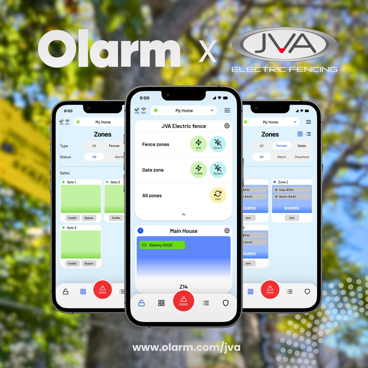 Olarmtech's tweet photo. Olarm x JVA, making electric fences smart! ⚡️   This powerful integration seamlessly upgrades how you monitor and control your fence by offering real-time management, all conveniently accessible through the Olarm APP: https://t.co/gpsUPEeoh1 | #smartsecurity https://t.co/K9YCx7abdX