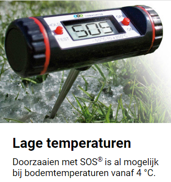Wat is SOS?
SOS® kiemt zeer snel onder lage temperaturen en is daarom hét redmiddel voor #sportvelden: Het is vaak geen wonder dat er in de koudere maanden kale plekken in de #grasmat ontstaan. Met SOS® is dat probleem verleden tijd.
barenbrug.nl/sos
#gras #sportveld