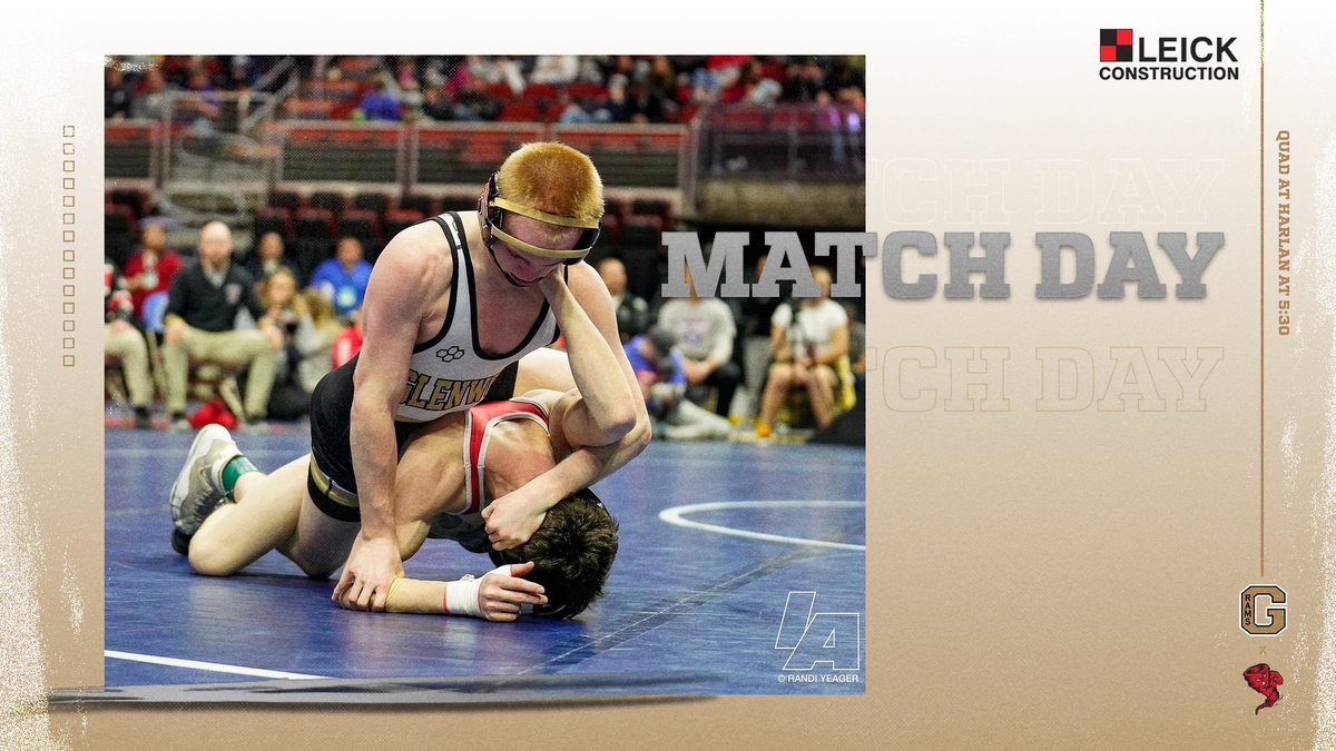 Good luck to our boy's wrestling team who travels to Harlan tonight for a QUAD. Glenwood will wrestle Harlan at 5:30, followed by St. Albert &amp;  end the night with a dual vs SWI. You can watch here: fmctc.com/harlan-schools