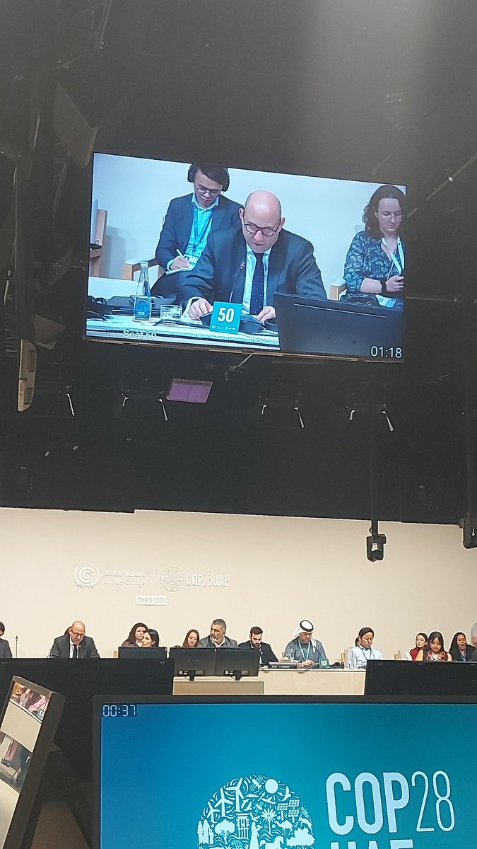 #IndigenousPeoples are in the front line of #climatecrisis and can lead the #JustTransition and #FPIC should be there when use the traditional Knowledge <a href="/simonstiell/">Simon Stiell</a>