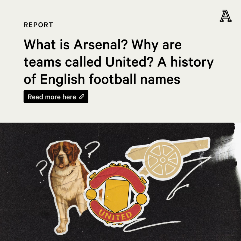 TheAthletic's tweet photo. Rovers, Wanderers, Villa, County... 

What do these team names mean - and where did they come from?