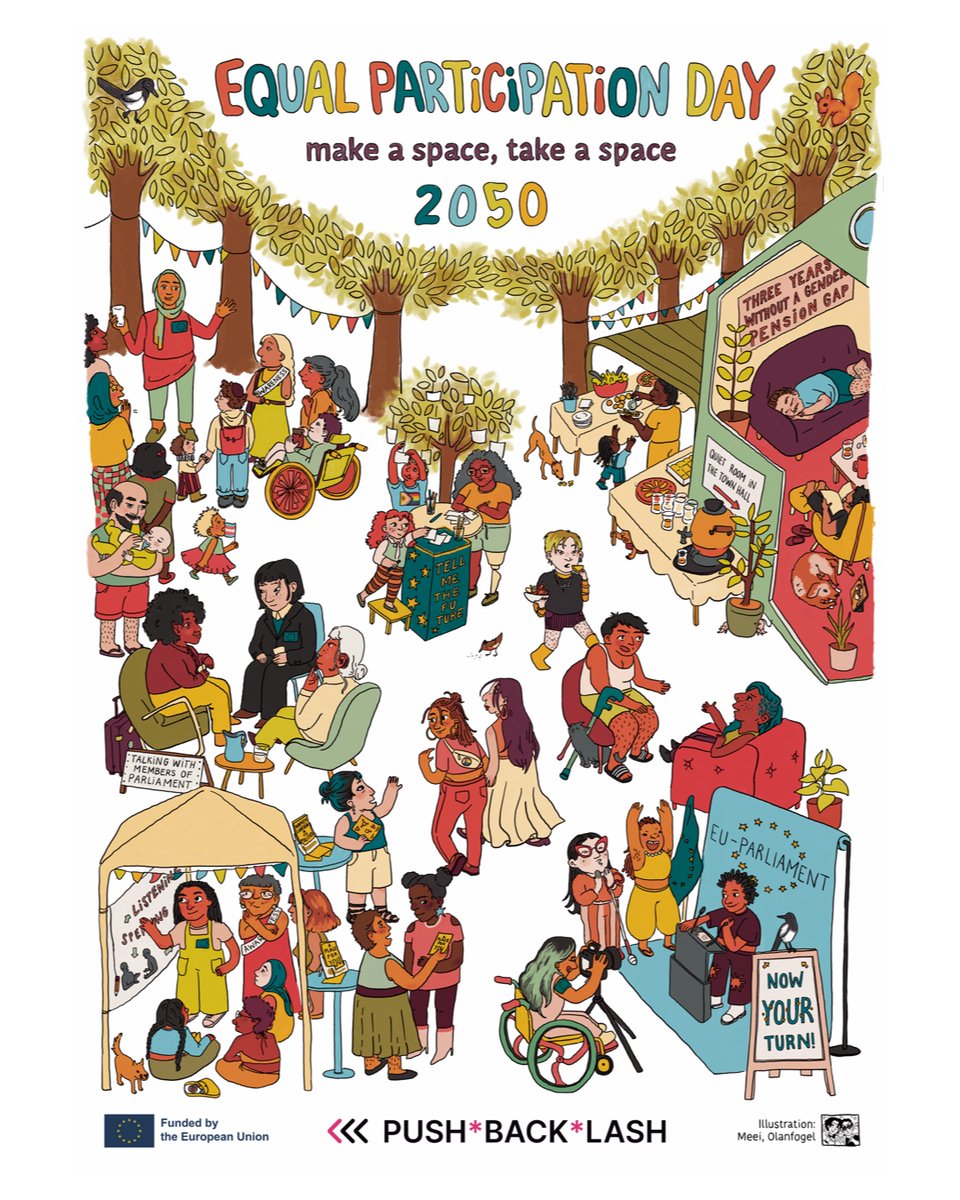 Make a space, take a space! Meet our first cartoon for schools! Use the link in the comments to download the cartoon and its supporting materials to guide a discussion on gender equality and inclusion. Share widely!