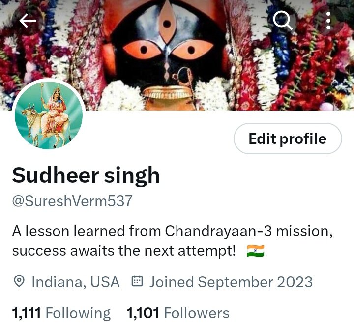 SureshVerm537's tweet photo. ज्यादा शुभ फालोवर की संख्या है या फालोईंग
😍🥰😘
#fellinghappy https://t.co/CblHTO874z