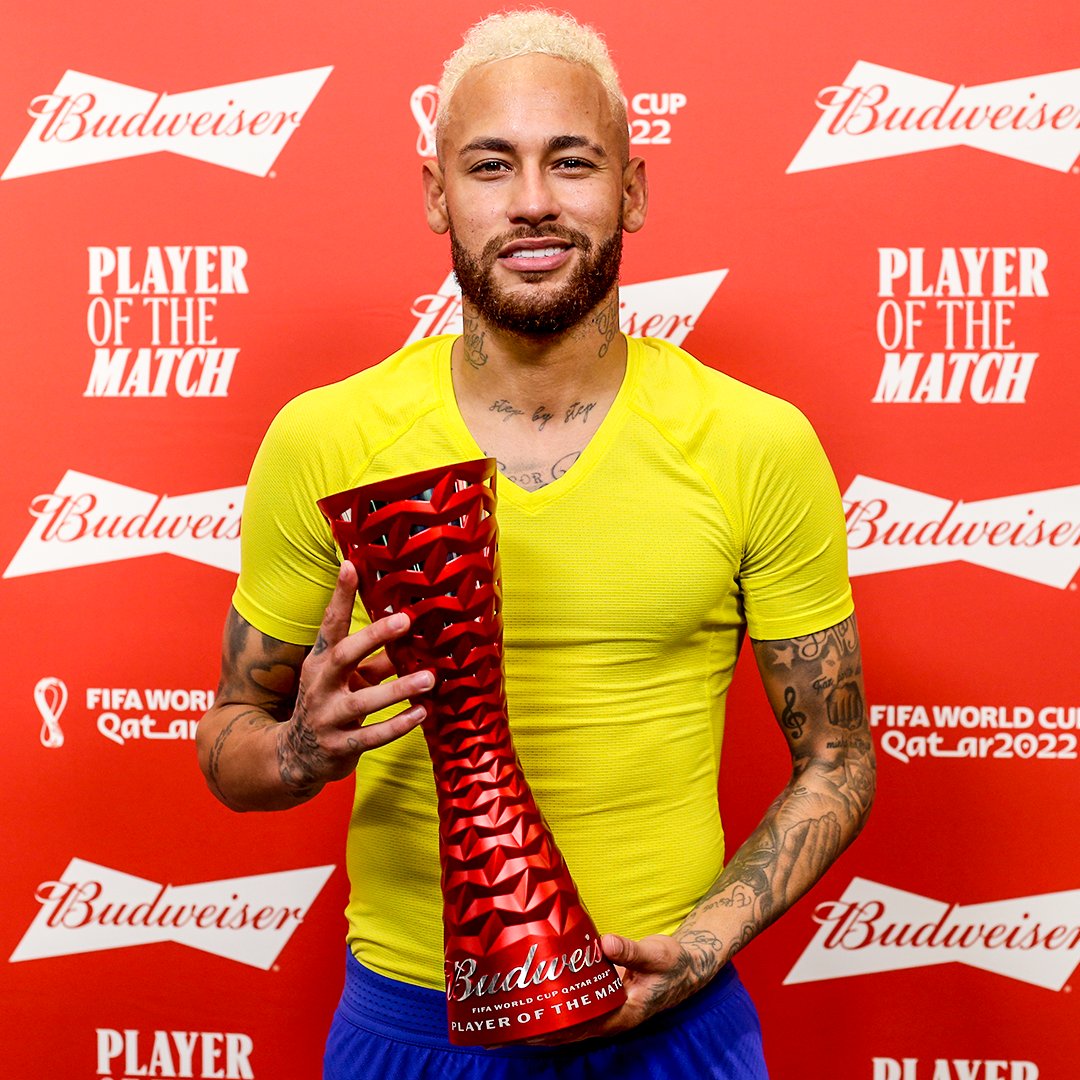 This time last year, Neymar inspired Brazil to a 4-1 win over South Korea in the round of 16 of the World Cup. 

One of the best to watch when he's healthy 💛