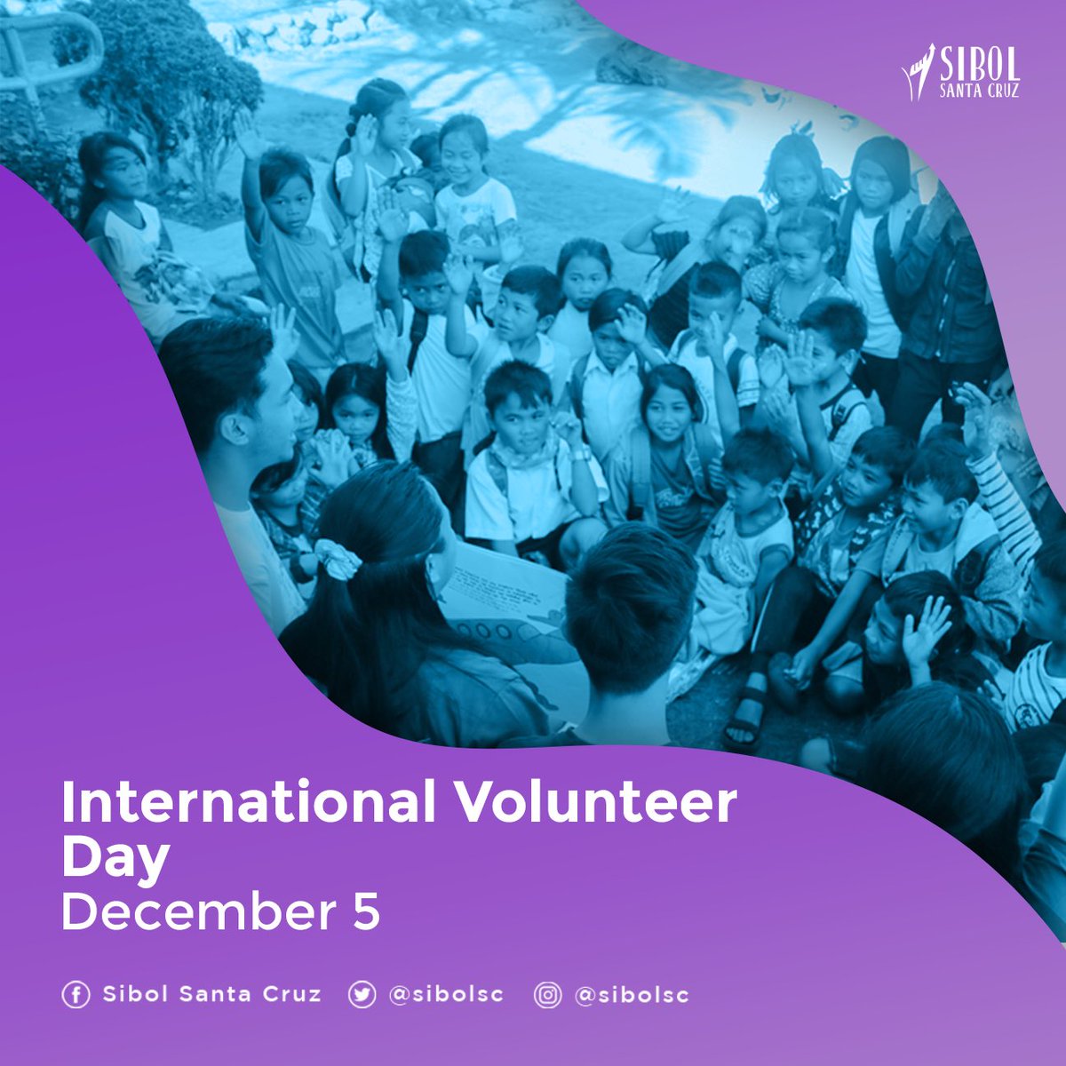 sibolsc's tweet photo. Taas ang kamot sa tanang boluntaryong kabatan-onan! 🤚🏻

Karong adlawa, nakigduyog ang Sibol Santa Cruz sa adlaw sa mga kugihan ug mapinanggaon nga 'volunteers' sa tibuok kalibutan.  [1/3] https://t.co/mcwn3g8MG8