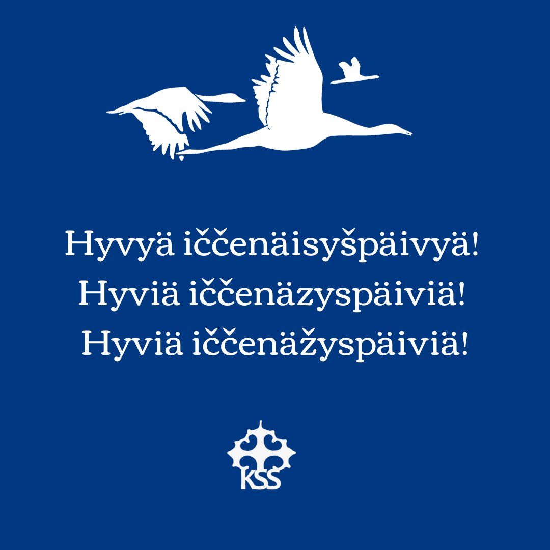 Hyvyä iččenäisyšpäivyä! Hyviä iččenäzyspäiviä! Hyviä iččenäžyspäiviä!  
Karjalan Sivistysseura toivottaa kaikille hyvää itsenäisyyspäivää!